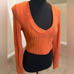 Orange Crop top